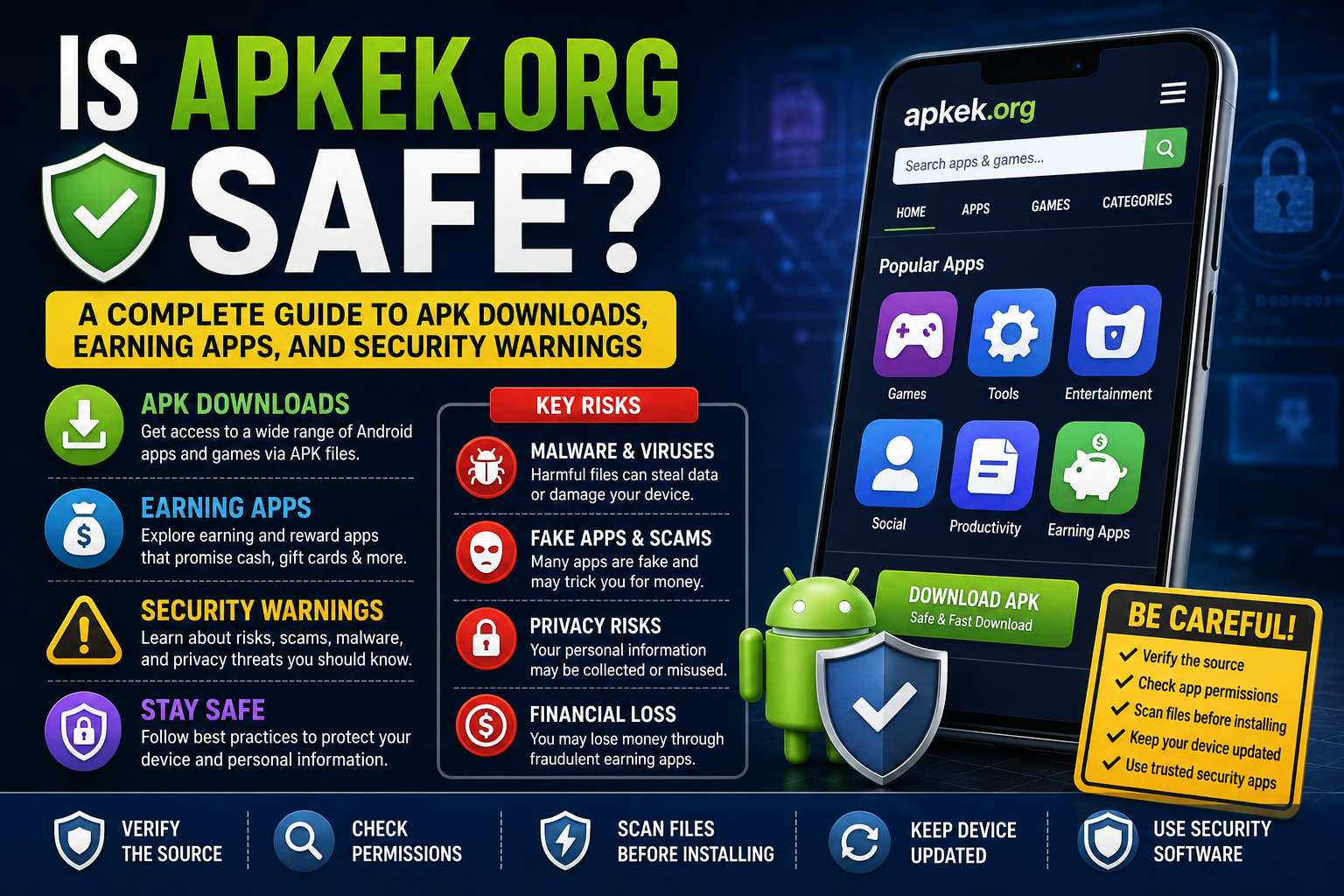 Is Apkek.org Safe? A Complete Guide to APK Downloads, Earning Apps, and Security Warnings